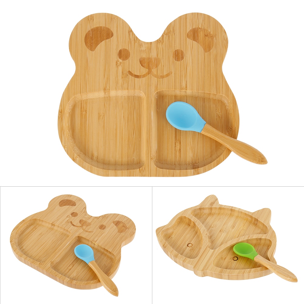 Bamboo Suction Plate Baby Plate